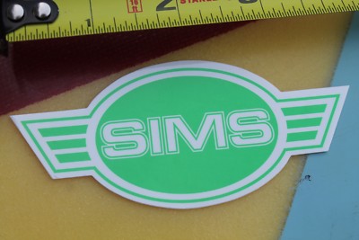 SIMS Skateboards Rare Vintage Original 80's Logo NOS Skateboarding