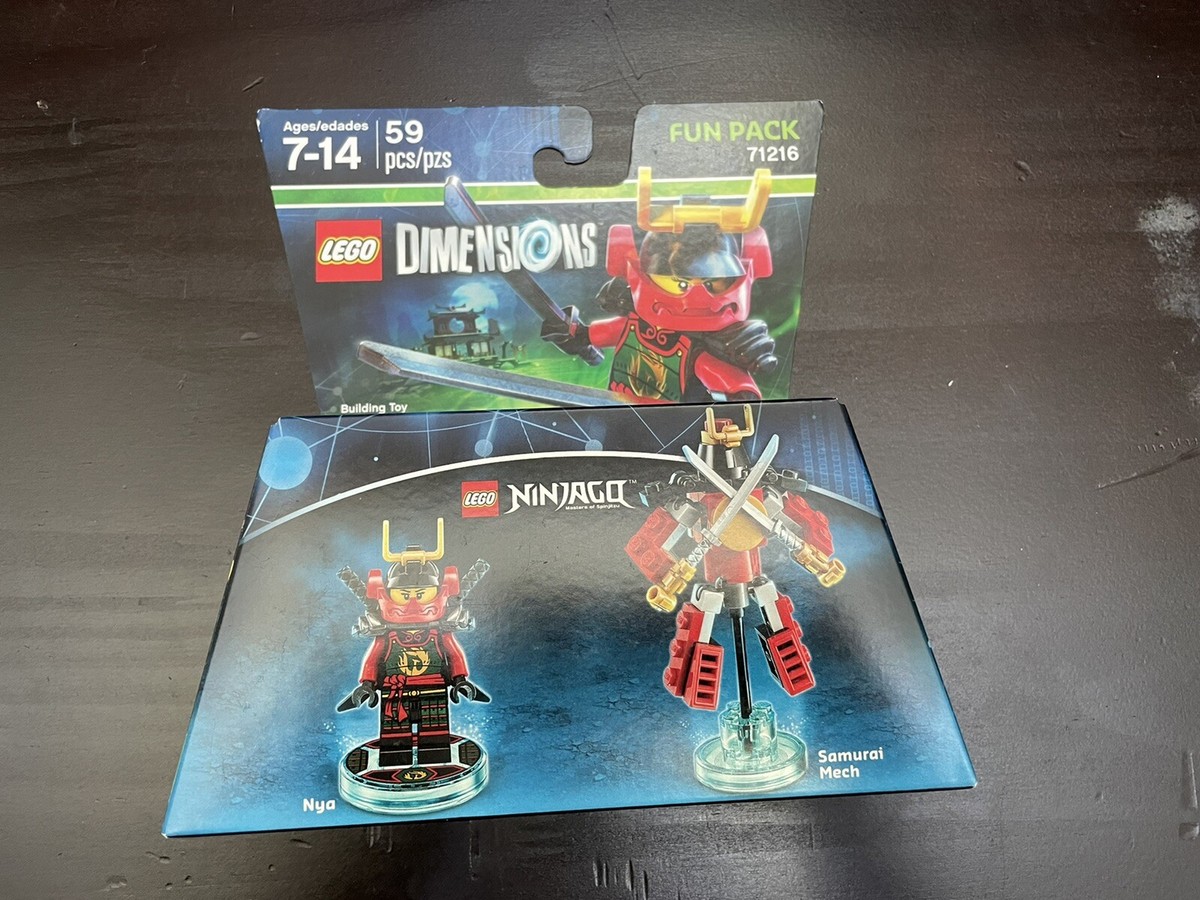 LEGO Dimensions Ninjago Fun Pack 71216 Nya Samurai Mech New