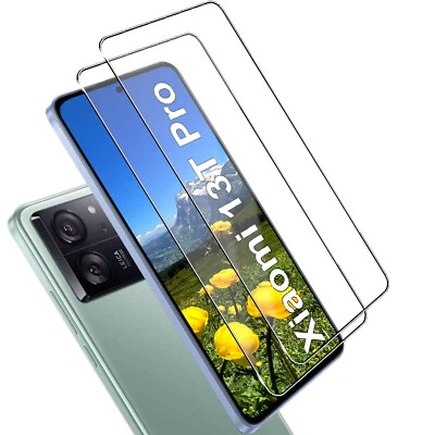 EGEDI 2x Für Xiaomi 13T Pro Echt Glas Display Schutz Panzerfolie 9H Schutzglas Folie
