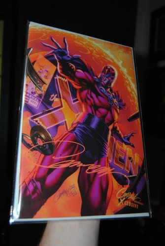 j scott campbell x men magneto cover legends cover 1b autographed 