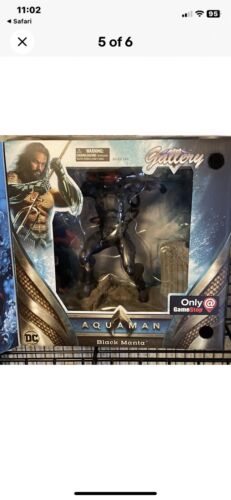 DC. GALLERY  "AQUAMAN" - Black Manta GameStop Exclusive - NEW in BOX!! - Picture 1 of 5