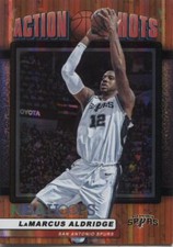 LaMARCUS ALDRIDGE 2018-19 NBA Hoops Basketball ACTION SHOTS - SPURS - #AS-27