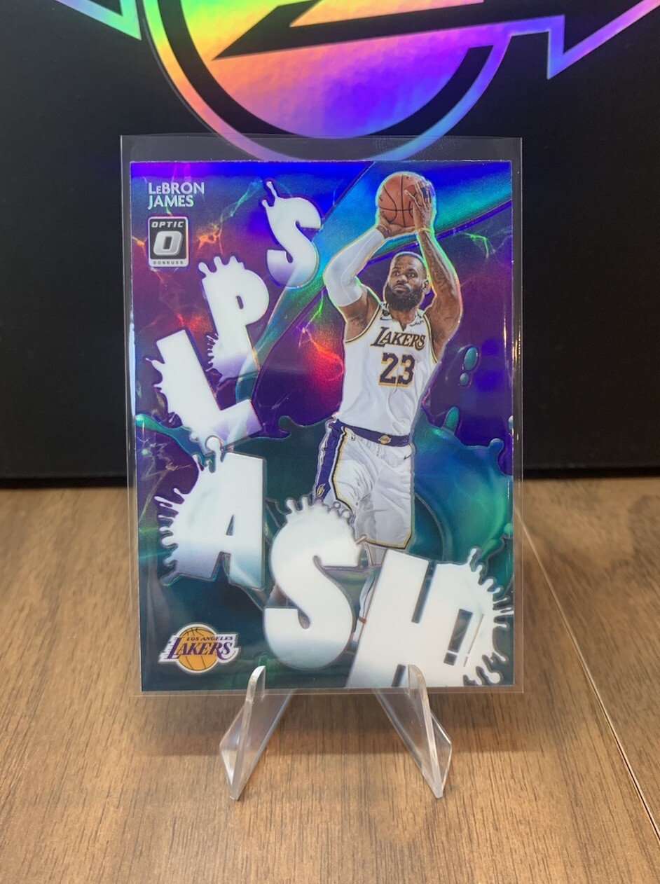 2020-21 Donruss Optic Splash! Purple #13 LeBron James Los Angeles Lakers