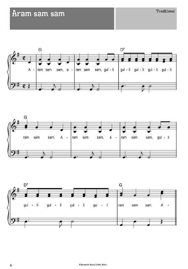 Thumbnail - 100 Kinderlieder Für Klavier In Leichten Arrangements, Ausgabe In