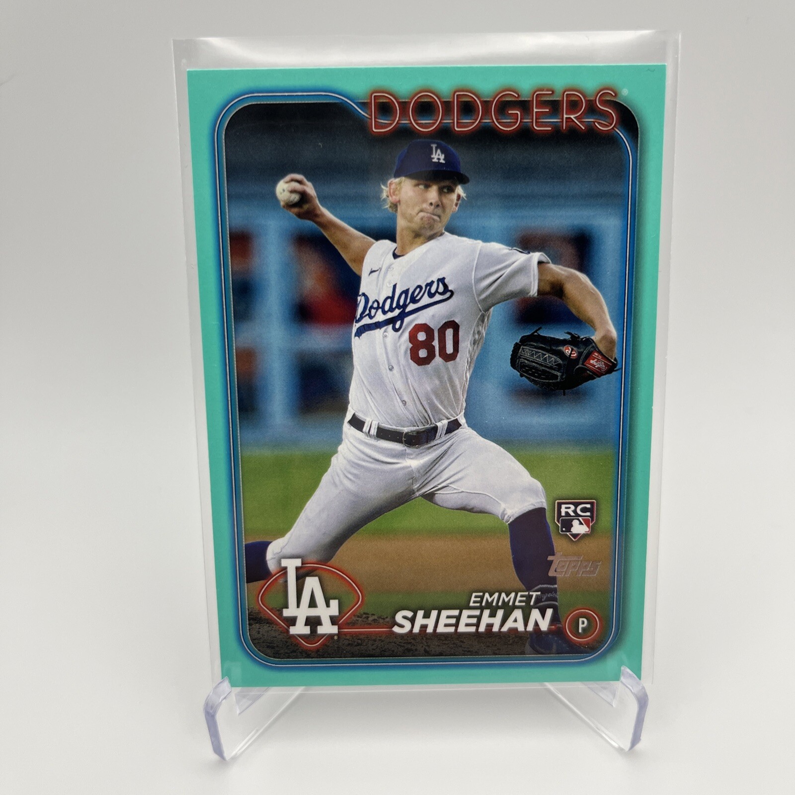 2024 Topps Series 1 EMMET SHEEHAN Aqua RC #283
