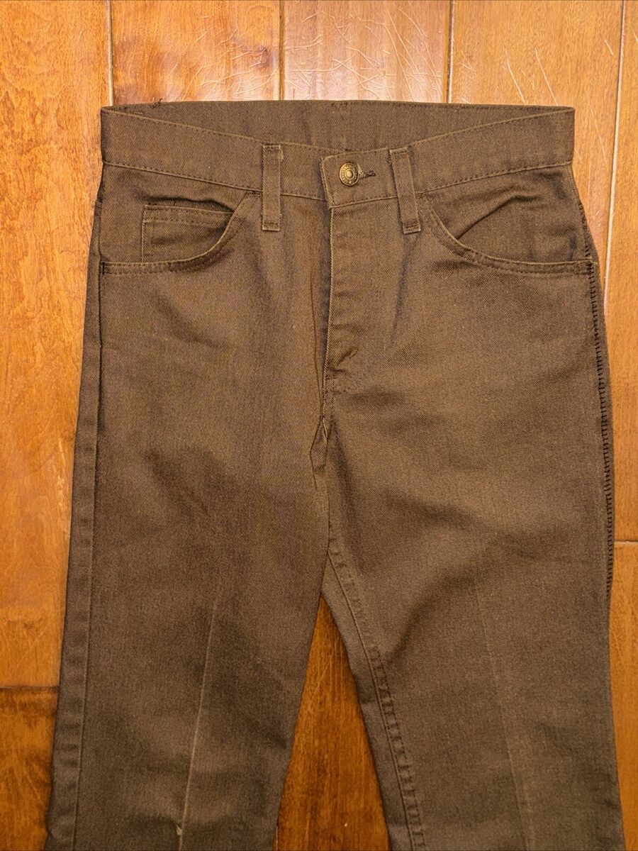 Vintage Levis Sta-Prest Pants Men Actual 27x31 Bell Bottoms Vintage Levis Sta-Prest Pants Men Actual 27x31 Bell Bottoms