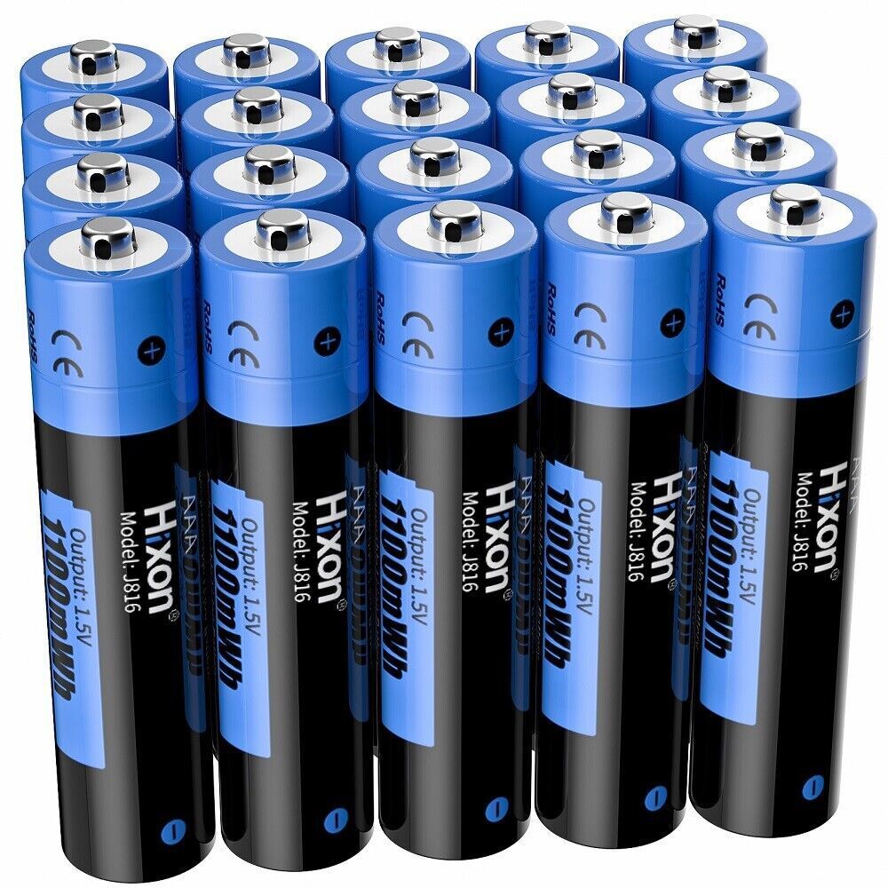 Hixon 1.5V AA AAA Battery, Rechargeable Lithium AA AAA Batte