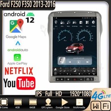 13" Vertical Screen Tesla Style Android Car Radio For Ford F250 F350 2013-2016