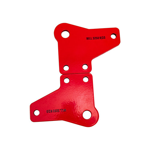 For 2005-2015 Toyota Hilux N70 PAIR 3250KG 4WD Rated Red Recovery Tow Points - - Picture 4 of 9