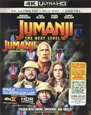 Jumanji: The Next Level - 4K Ultra HD/Blu-Ray - Brand New w/ slipcover BILINGUAL