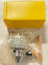 Heavy Duty Ball Bearing Drill Chuck 0.040" to 1/2" Capacity Tapered Mount K3 Key