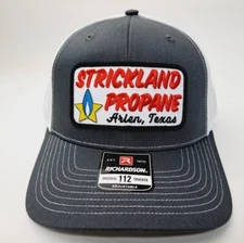 Strickland Propane Richardson 112 Embroidered Patch Mesh Snapback  Cap Hat