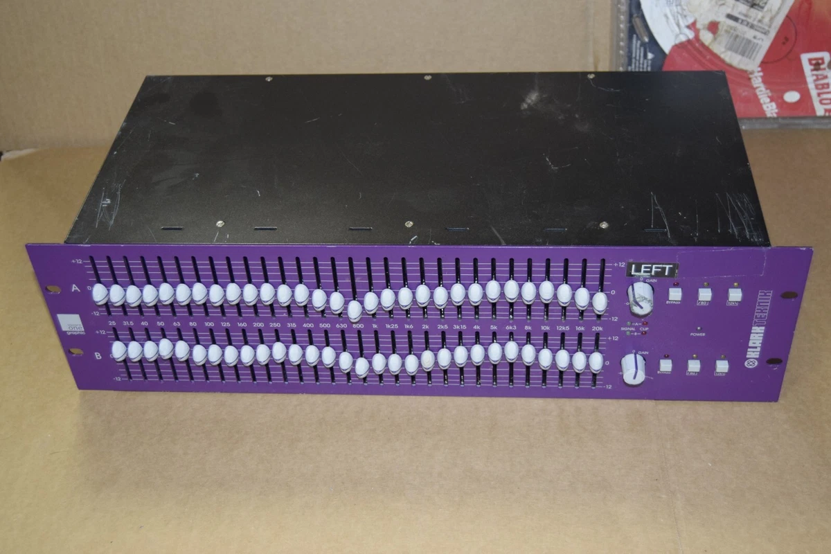 Klark-Teknik DN-370 2 Channel 30-Band A Graphic EQ