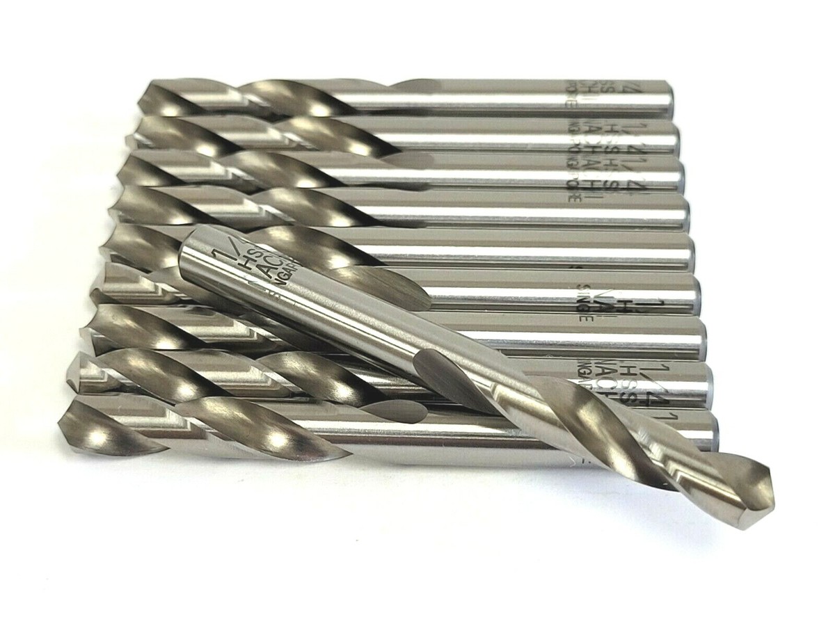 1/4 (.2500) DRILLS HSS SCREW MACHINE BRIGHT 118° NACHI 561 - 10