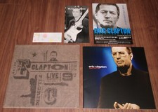 ERIC CLAPTON JAPAN tour book 1999 + GIG TICKET + PROMO bag + POSTCARD + FLYER!!