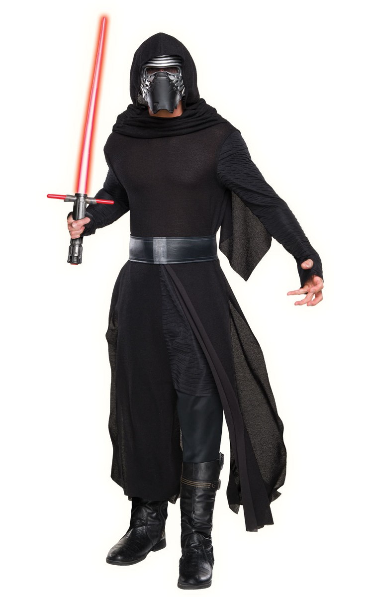 star wars カイロレン　コスチューム Mens Licensed Star Wars Kylo Ren Deluxe Fancy Dress Costume | eBay