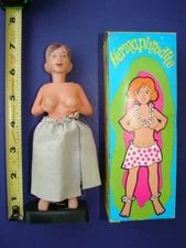RARE 1970 Hermaphrodite adult Risque novelty toy gag w/rising PENIS W/Box XXX