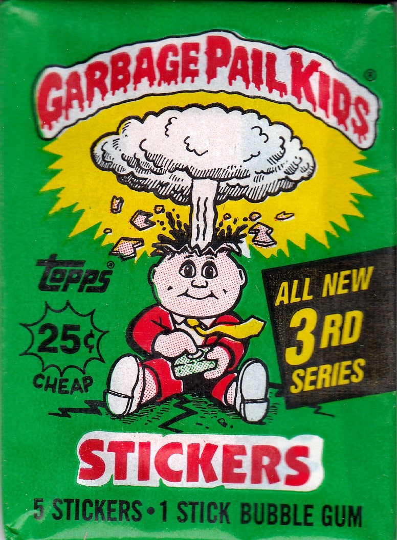 GARBAGE PAIL KIDS SEALED WAX PACK 3 4 5 6 7 8 9 10 11 12 13 14 15