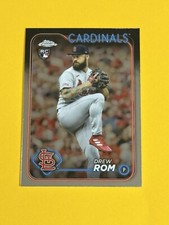 2024 Topps Chrome Drew Rom Rookie #195 St. Louis Cardinals RC (F)