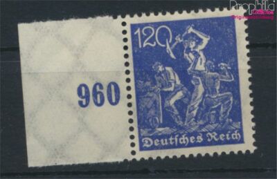 German Empire 188, rare watermark 2, Waffles unmounted mint