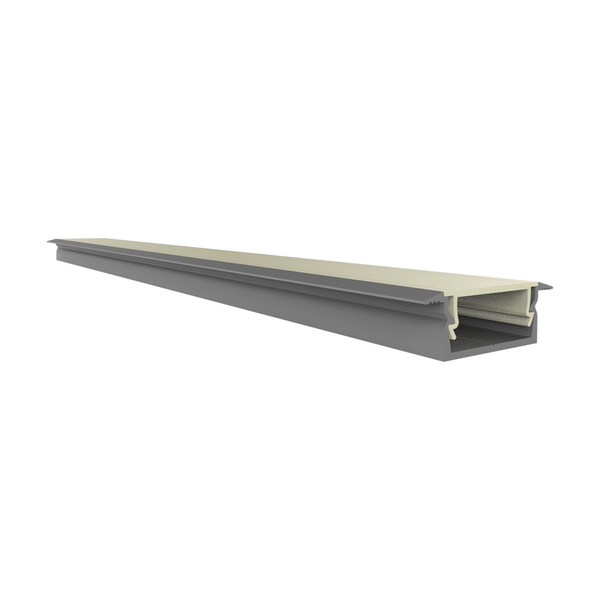 Led Aluminium Einbauprofil NLN1F 2M FüR Led Streifen 2000Mm Mit Opale Abdeckung-image