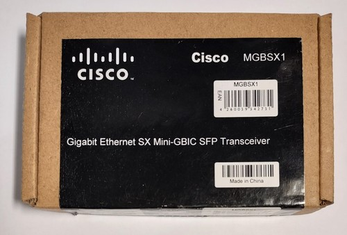 NUEVO CISCO MGBSX1 GIGABIT ETHERNET SX MINI-GBIC SFP Original **¡1-AÑO DE GARANTÍA!** - Imagen 2 de 3