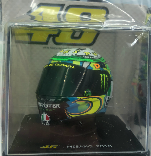 NEWS: CASCO HELMET VALENTINO ROSSI Misano 2010 SPARK 1:5 +MAG. no  MINICHAMPS | eBay
