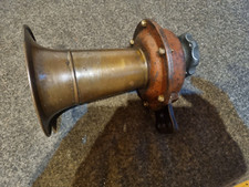 kleine mechanisches Vorkrieg Klaxon Kurbelhupe Horn Hupe