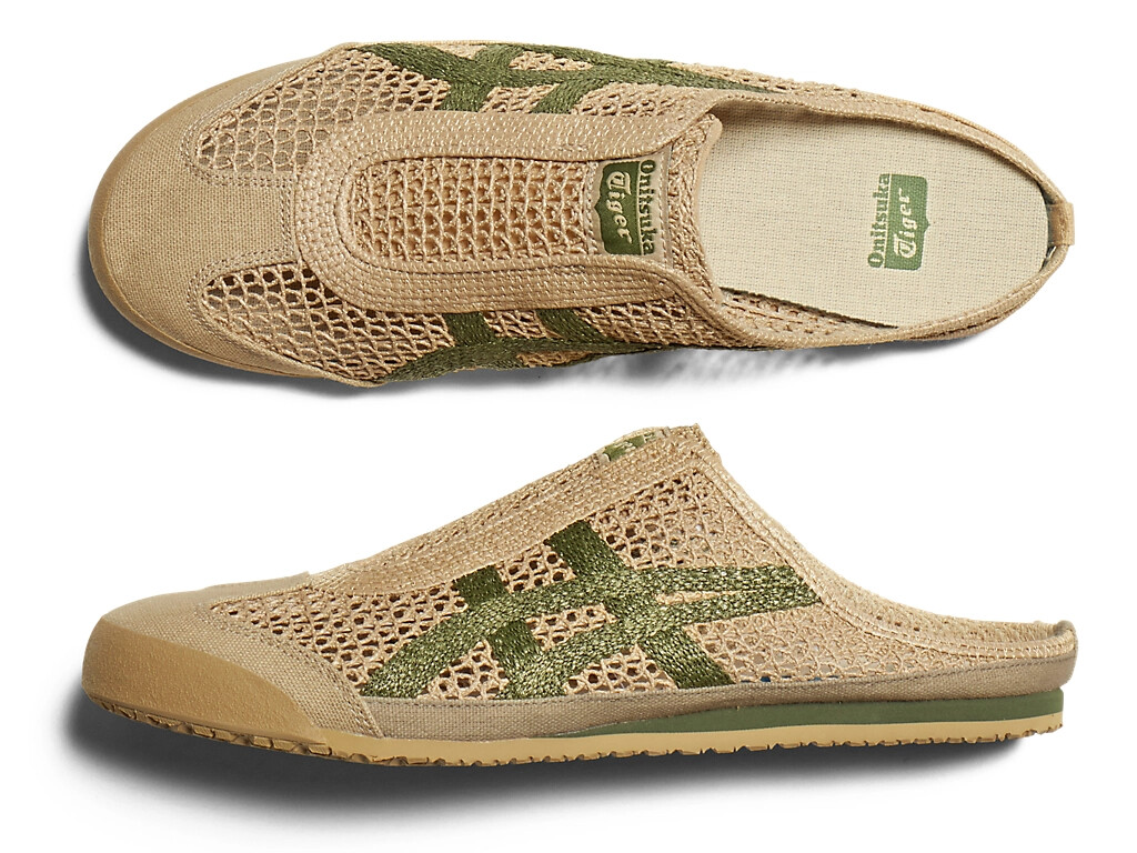 靴 Onitsuka Tiger MEXICO 66 SABOT 39 Onitsuka Tiger Mexico 66 Sabot Cream blue 1183C123 100
