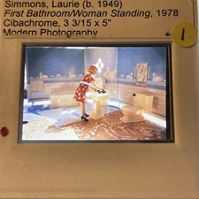 Laurie Simmons “First Bathroom” contamporary American 35mm art slide
