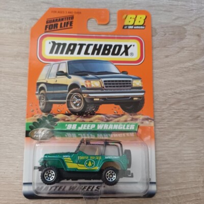 Matchbox 1/64 Diecast #68/100 Forest Ranger 98 Jeep Wrangler US Shipping Only