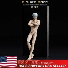 VTOYS X BMS 1:12 Male Flexible Doll Pale Action Figure Jointed Body & Head Model