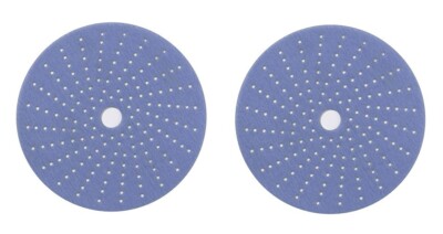 Sunmight 76506 Multi-Hole Ceramic Film Abrasive 80 Grit 6 in. Grip Disc (2 Pack)
