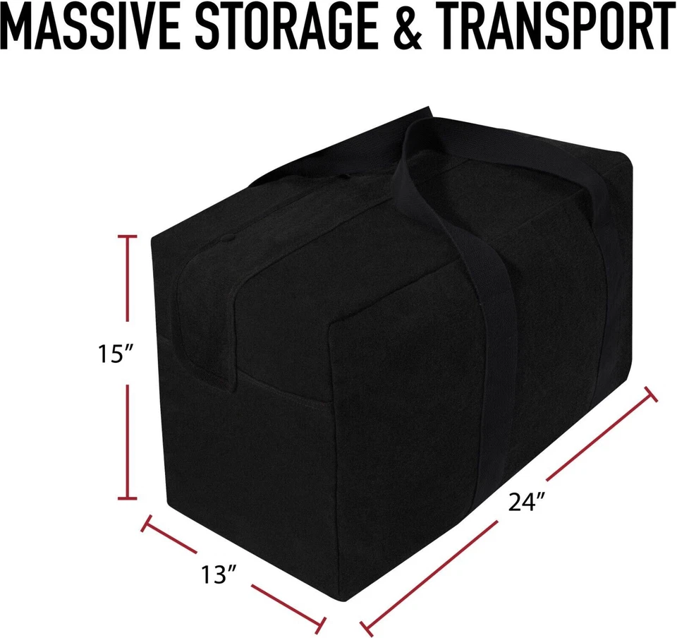 Bolsa de carga de lona de alta resistencia táctica militar Rothco 3123 Foto 2 de 4