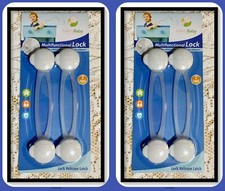 Safety Baby Multifunctional Release Latch Locks: Cabinet Drawer Fridge Toilet
