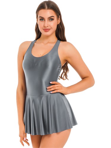 Vestido de golf de tenis brillante para mujer sin mangas cuerpo de carreras vestidos deportivos - Imagen 66 de 109