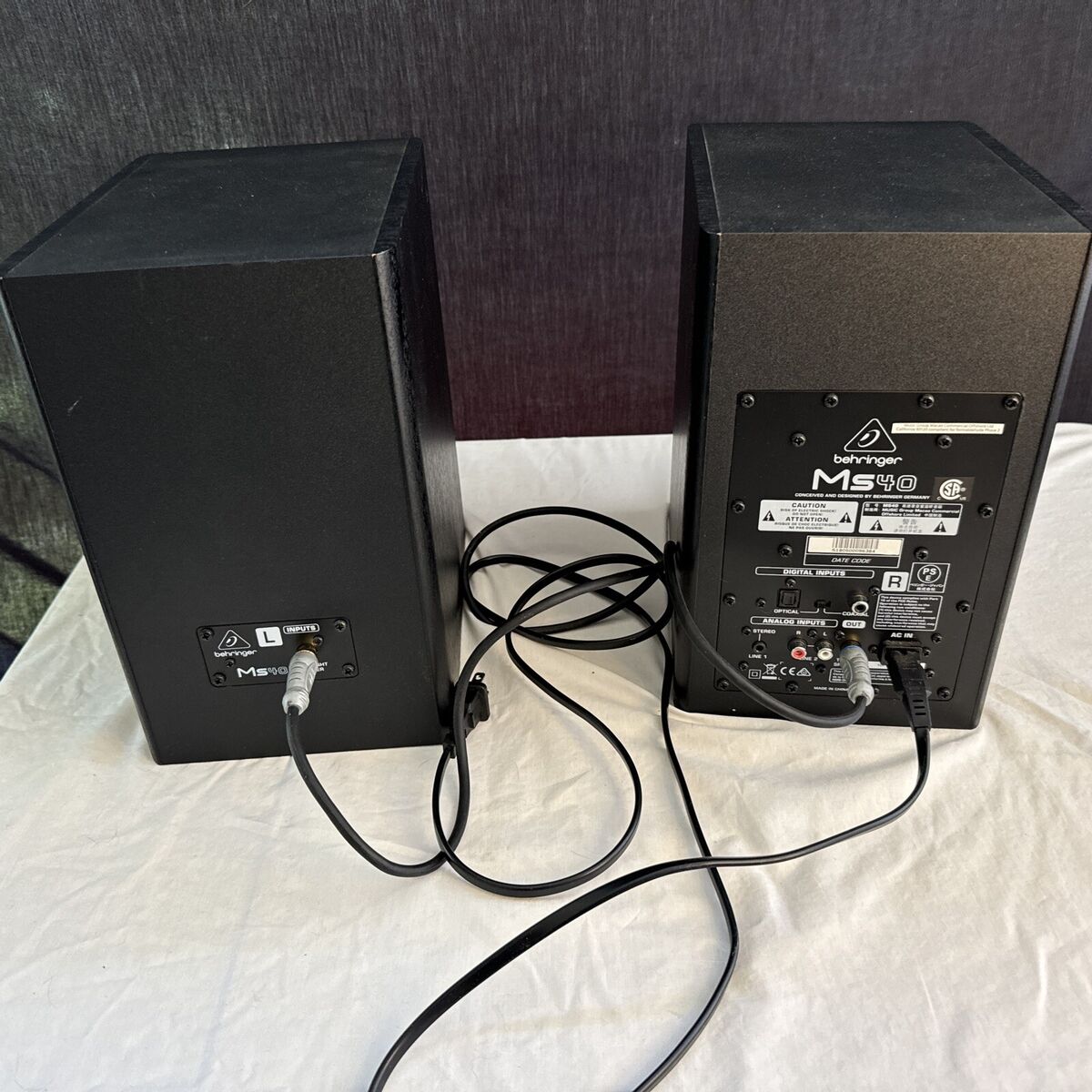 Behringer MS40 Powered studio monitors pair - Digital 40 Behringer MS40 Powered studio monitors pair - Digital 40