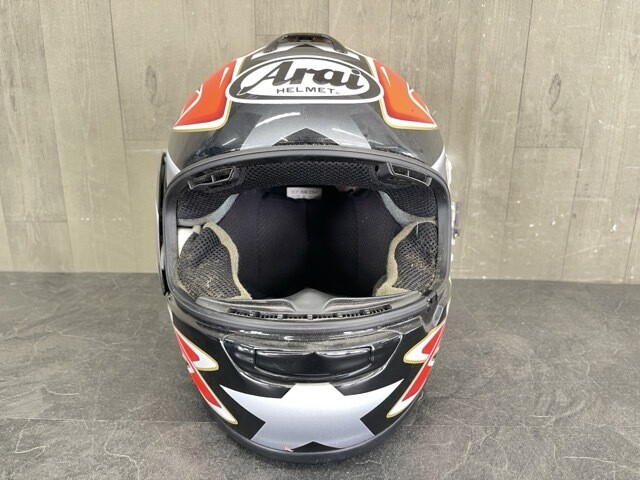 Arai VECTOR Full Face Helmet size M 57.58cm PSC Mark Black red  