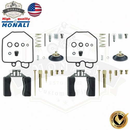 2 Sets Carburetor Repair Rebuild Kit Fit for Honda CM400A CM400T CM 400