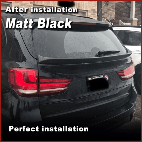 Matt Schwarz Mitte Spoiler Heckspoiler Kofferraum flügel Lippe für BMW X5 F15 - Picture 5 of 13