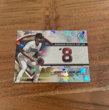 Jordan Lawlar 2023 Bowman Chrome Scouts Top 100 Atomic Refractor /150 NRMT+