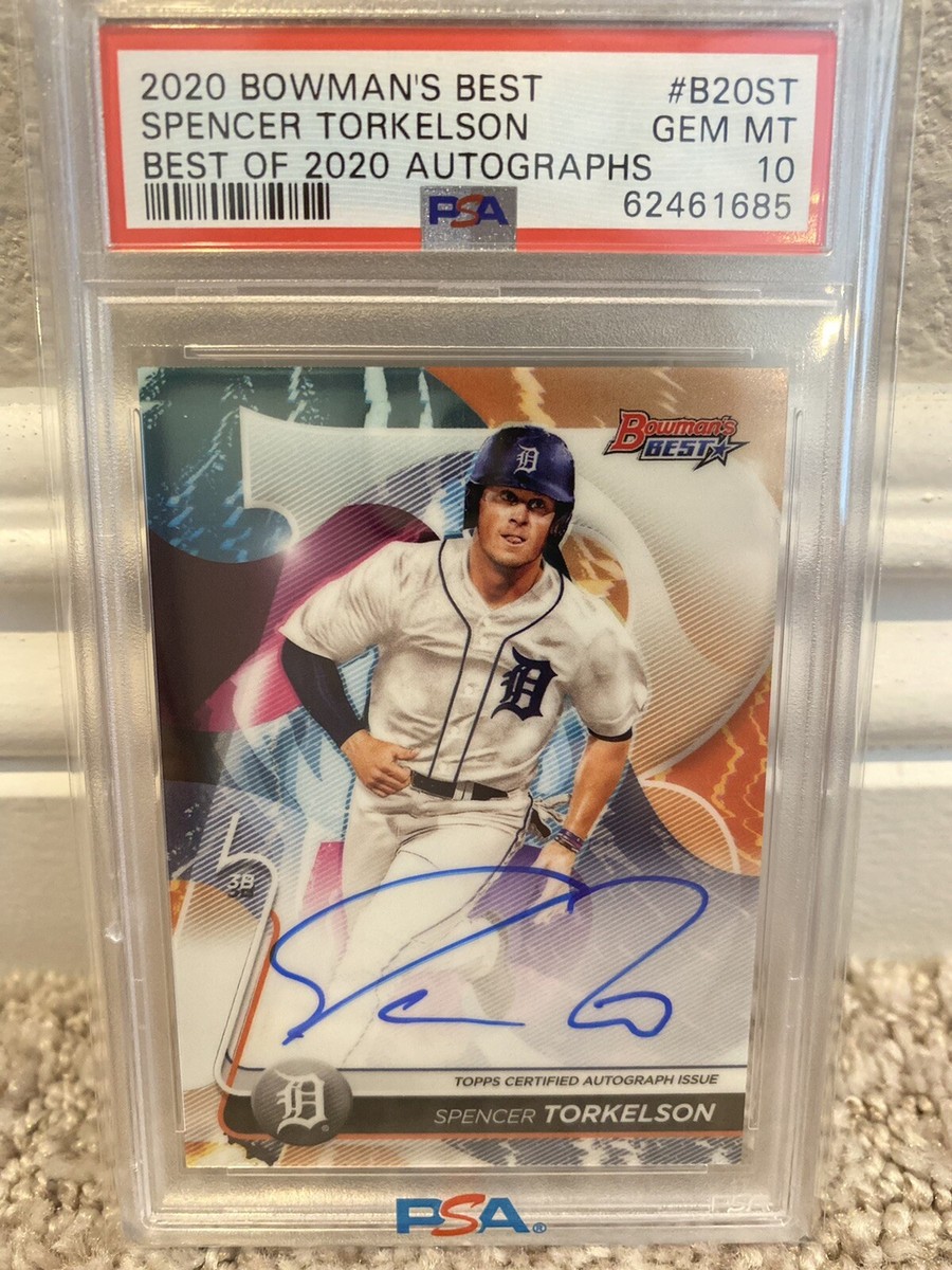 その他 2020 bowman spencer torkelson PSA10 2020 bowman best of 2020 auto spencer torkelson psa 10 | eBay