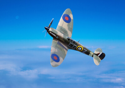 Spitfire mk2 EB-Z Beobachterkorps 41 Squadron Leinwandbilder Kostenlose Lieferung 