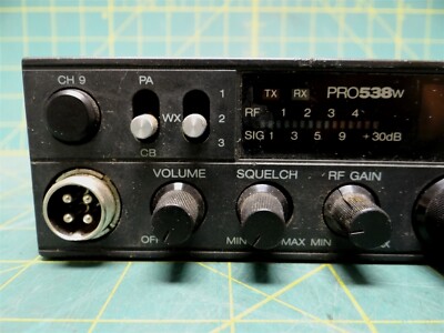 Uniden PRO538W 40-Channel CB Radio, Front Fired Speaker, RF Gain 