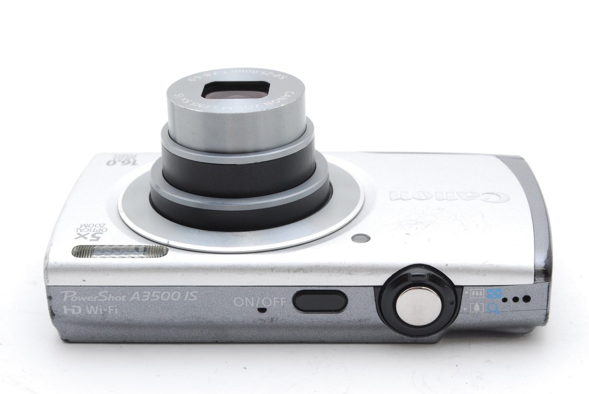 EXC+5 IN BOX】Canon PowerShot A3500 IS Silver 16.0 MP EXC+5 IN BOX】Canon PowerShot A3500 IS Silver 16.0 MP