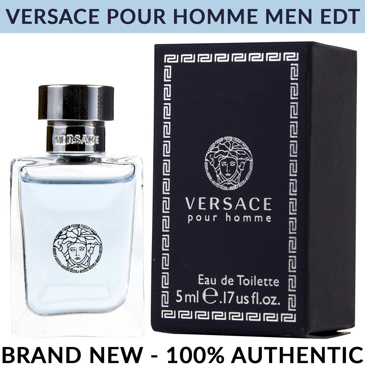 VERSACE Pour Homme Eau de Toilette EDT For Men | eBay