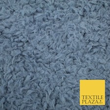 Stone Pink Mint Premium Soft Furry Shaggy Fur Fleece Fabric Material Sherpa 60"