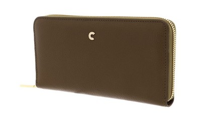 COCCINELLE Becca Zip Around Wallet Geldbörse Moss Green Grün Neu