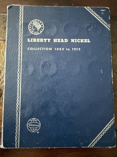 Whitman Liberty Head Nickel Book with 21 Coins