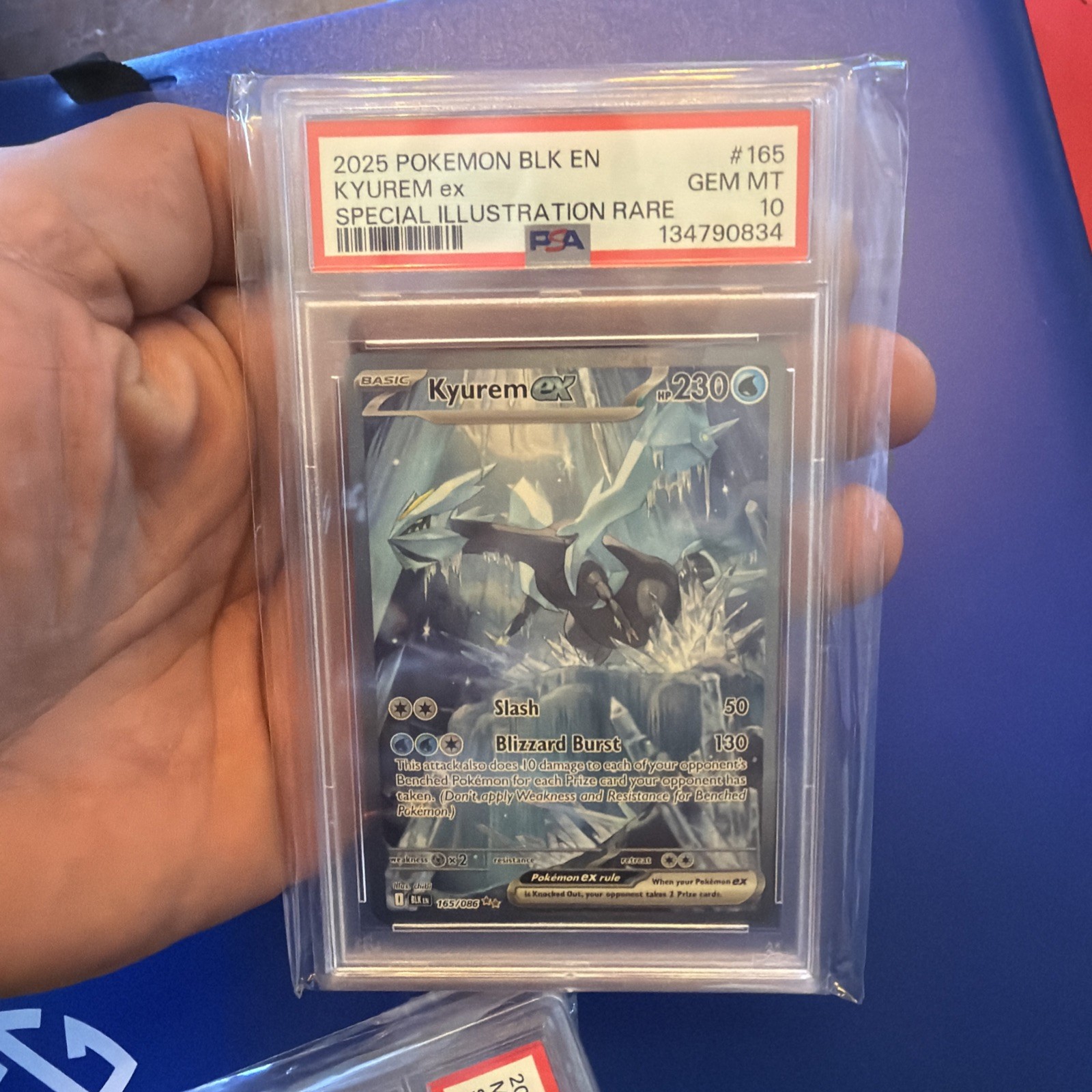 Pokémon TCG Kyurem EX Black Bolt English Special Illustration Rare PSA 10